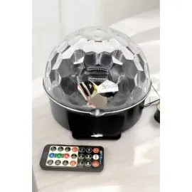 Bluetooth Ve Uzaktan Kumandalı Çok Renkli Masaüstü Disko Topu