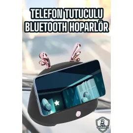 Bluetooth Hoparlör Telefon Tutuculu Akıllı Hoparlör Uzun Pil Ömrü