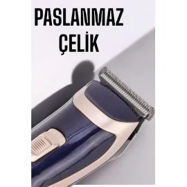 Profesyonel Şarjlı Saç ve Sakal Traş Makinesi Kolay Kullanım