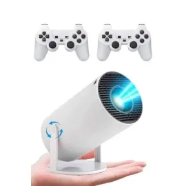 Projeksiyon Cihazı Video Oyun Konsolu 8 Gb Hafıza Lcd Ekran Kumandalı