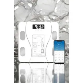 Akıllı Tartı Bluetooth Bağlantılı Yağ Ölçebilen Tartı Yeni Nesil