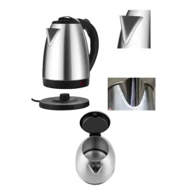 Elektrikli Paslanmaz Çelik Su Isıtcı Çelik Kettle 1.8 Lt. Uzun Ömürlü