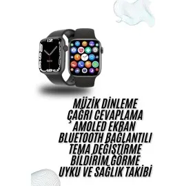 Plastik Kordonlu Kalp Atışı Uyku Takibi Ve Çağrı Cevaplayabilen Akıllı Saat