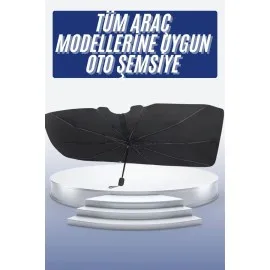 Oto Ön Cam Güneşliği Otomatik Katlanabilir Gölgelik Oto Cam Şemsiye