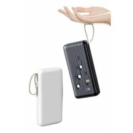 4 Çıkışlı 20.000 Mah Powerbank Uzun Pil Ömürlü Taşınabilir