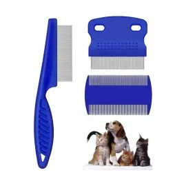 Evcil Hayvan Tarak Seti 4'lü Bit Tarağı Ked Köpek Tüyüne Uygun