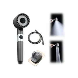 Duş Başlığı Yüksek Basınçlı Masaj Taraklı 3 Kademeli