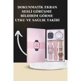 Yeni Nesil Kaliteli Akıllı Saat Ve Kablosuz Bluetooth Kulaklık  Yüksek Ses Kaliteli