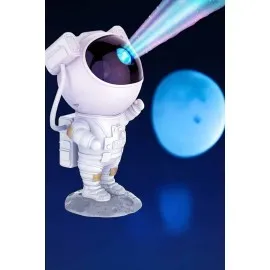 Çocuklara Özel Projeksiyon Astronot Lamba Speaker Sevimli