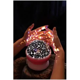 Çocuklara Özel Yıldızlı Gece Lambası