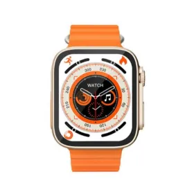 Yeni Model Akıllı Saat Ultra Smart Watch Gümüş Kasa 45Mm Titreşim