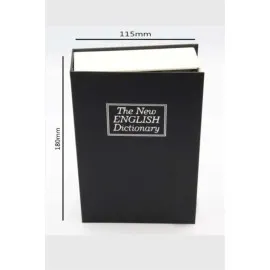 Kilitli Gizli Kasa Sözlük Kumbara Kitap Sözlük Görünümlü 18Cm