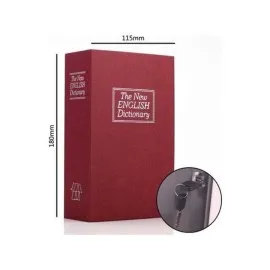 Kitap Görünümlü Gizli Kasa Büyük Boy Anahtarlı Kilitli Para Kasası