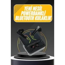 Powerbank Bluetooth Kulaklık Oyuncu Kulaklığı Yüksek Ses Kaliteli