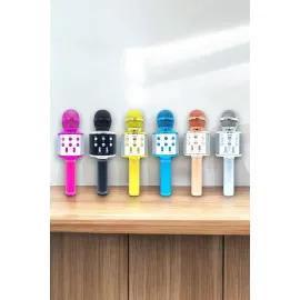 Taşınabilir Bluetooth Karaoke Mikrofon: Hafıza Kart Girişli, Etkileyici Performans