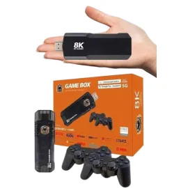 Game Box Android Tv 36500 Oyunlu Atari 5g 8k HDR Ultra HD 64 GB