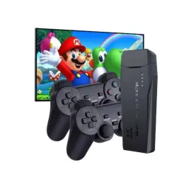 Game Stick El Atarisi 2.4g Kablosuz Çift Kol Oyunlar 4k Game Stick 3500 Oyunlu Atari Uyumlu