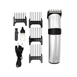 4 Taraklı Taşınabilir Profesyonel Saç ve Sakal Kesme Tıraş Makinesi