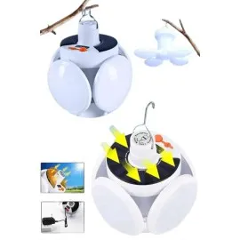 Katlanabilir Askılı Kamp Lambası 5 Kanatlı Pratik Güneş Enerjili