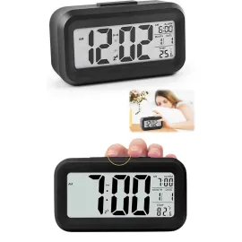 Dijital Masa Saati Termometre Takvim Led Ekran Pilli Ev Ofis Masası