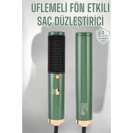 Üflemeli Fön Tarak Düzleştirici Seramik Kaplama Elektriklenme Karşıtı