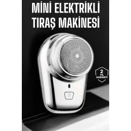 Seyahat Tipi Tıraş Makinesi Taşınabilir Kablosuz Mini Paslanmaz Çelik