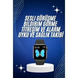 Arama Cevaplayabilen Akıllı Saat Bluetooth Bağlantılı Sosyal Medya Girişli