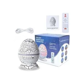 Yumurta Şeklinde Su Dalgalı Bluetooth Speaker Lamba Renkli Şarjlı