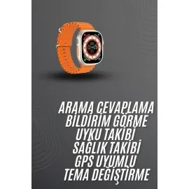 Akıllı Saat Arama Cevaplayan Bildirim Görme Yeni Nesil Bluetooth Bağlantılı