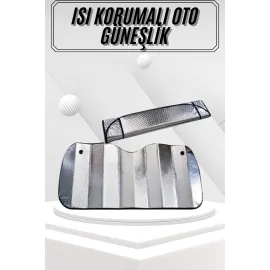 Güneşlik Koruyucu Perde Metalize Oto Araç Araba Güneşliği Ön Cam Güneşliği