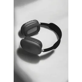 P9 Plus Hi-Fi Ses Kalitesi Ayarlanabilir Mikrofonlu Bluetooth Kulaklık Siyah