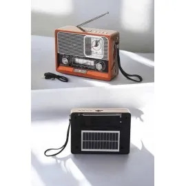 Nostaljik Radyo Usb,aux Ve Sd Kart Girişli Bluetooth Bağlantılı