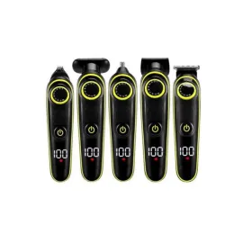 Saç Sakal Şekillendirici Tıraş Makinesi 5 Başlıklı Paslanmaz Çelik Bıçaklı Unısex