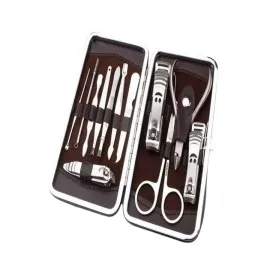 Tırnak Bakım Seti Tırnak Düzeltme Batık 12 Parça Çanta Tipi Manikür Pedikür