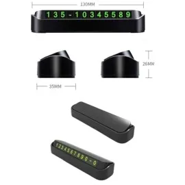 Tüm Araçlara Uyumlu Araç Içi Park Numaratör Oto Araç Numaratör