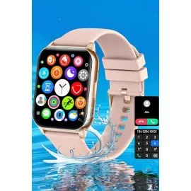 Akıllı Saat Amoled Ekran 3 Kordonlu Aksesuar Hediyeli Sesli Görüşme