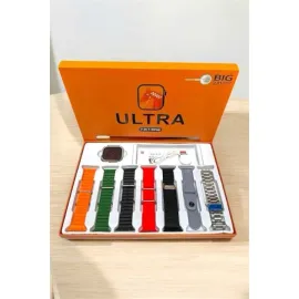 Akıllı Saat 7 Kordonlu Metal,Plastik Ve Hasır Kordon Seçeneği