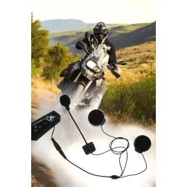 Kask Kulaklığı Motosiklet Intercom Interkom Dinleme Konuşma Özellikli Su Geçirmez