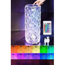 Dokunmatik Kristal Gece Lambası Hediyelik
