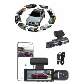 Video Ve Fotoğraf Kaydedici Sürüş Kamerası Ön Ve Arka Çift Kameralı
