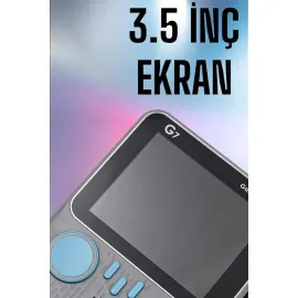 Mini Atari El Atarisi 3.5 inç Ekran Çift Konsol 666 Adet Retro Oyun Gameboy El Atarisi