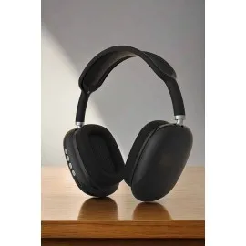 P9 Plus Kulaklık Siyah Bluetooth Bağlantılı Kulak Üstü Kablosuz Anc Özelliği