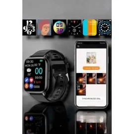 Suya Dayanıklı Bluetooth Akıllı Saat Gps, Adımsayar, Nabız & Sağlık Takibi