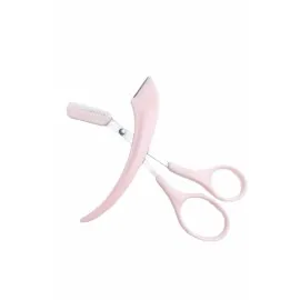 Taraklı Kaş Makası Ve Ustura Seti Kaş Düzeltme Makası Kaş Bıyık Alma Aleti