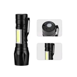 Led Lamba El Feneri Küçük Taşınabilir USB Şarjlı Acil Durum Lambası