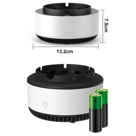 Elektronik Akıllı Küllük Hava Temizleyici Kokusuz Kül Tablası Anti-Duman