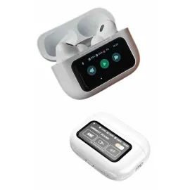 Dokunmatik Ekranlı Bluetooth Kulaklık Tws İos Android Tüm Telefonlara Uyumlu Kulaklık