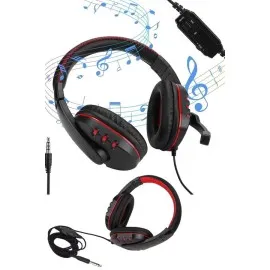 Oyuncu Kulaklığı Kulak Üstü Kablolu Gaming Kulaklık Mikrofonlu Anc Özelliği