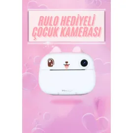 Çocuklar İçin Özel Fotoğraf Makinesi Farklı Desen Seçenekli 3 Adet Rulo