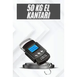 Profesyonel El Terazisi El Kantarı 50 Kg Dijital Göstergeli Tartı